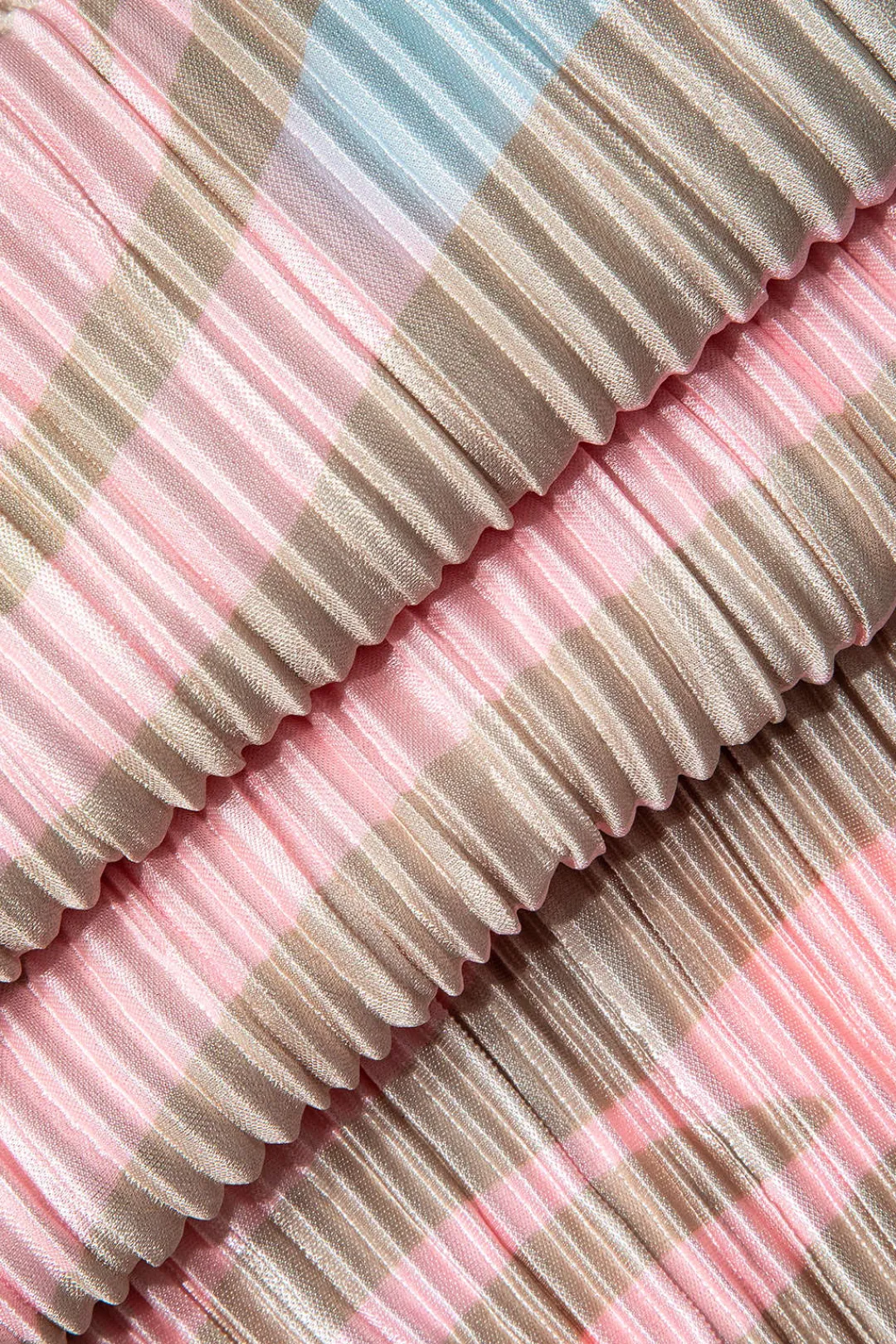 MICAS Maxi Dresses-Abstract Print Plisse Strapless Maxi Dress