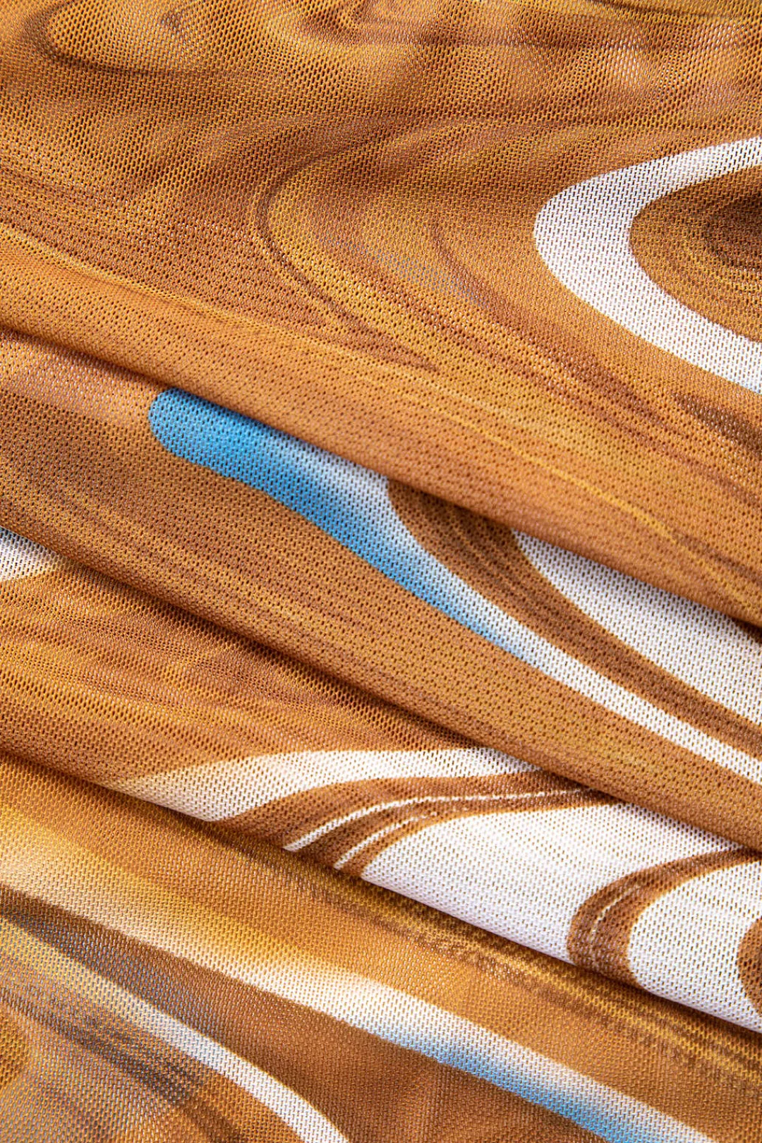 MICAS Swimwear|Vacation Sets-Abstract Print Tie Halter Bikini And Slit Midi Dress Swimsuit Set MULTICOLOR