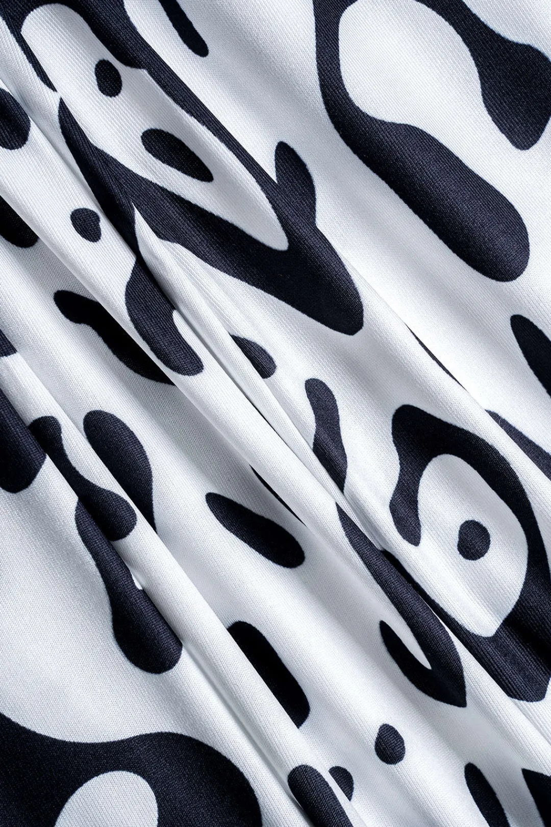 MICAS Maxi Dresses-Abstract Print V-neck Sleeveless Maxi Dress Contrast Color