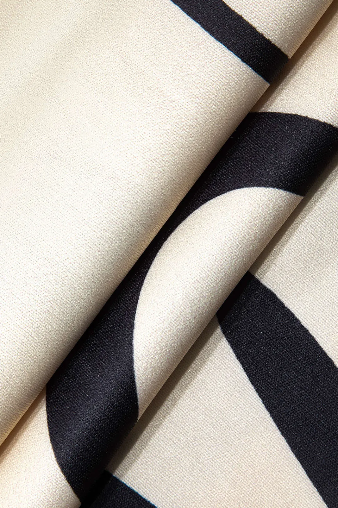 MICAS Pants-Abstract Print Wide Leg Pants Contrast Color