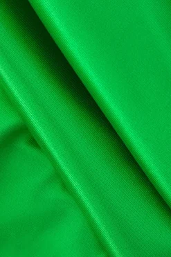 MICAS Mini Dresses-Asymmetric Satin Halter Mini Dress