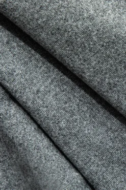 MICAS Skirts-Asymmetrical Drawstring Ruched Mini Skirt GRAY