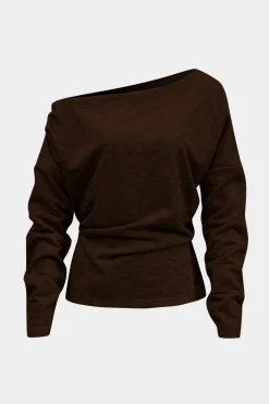 MICAS T-Shirts-Asymmetrical Long Sleeve T-Shirt