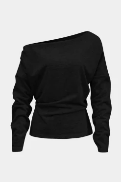 MICAS T-Shirts-Asymmetrical Long Sleeve T-Shirt
