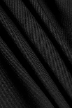 MICAS Long Sleeve Dresses|Mini Dresses-Asymmetrical Ruched Long Sleeve Mini Dress