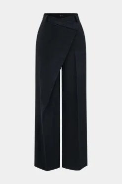 MICAS Pants-Asymmetrical Wide Leg Trousers