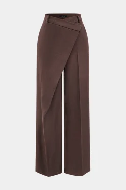 MICAS Pants-Asymmetrical Wide Leg Trousers