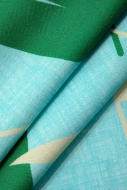 MICAS Pant Sets|Vacation Sets-Bamboo Leaf Print Knot Cami Top And Pants Set