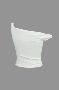 MICAS Tank Tops & Cami-Basic Asymmetrical Twist Sleeveless Top