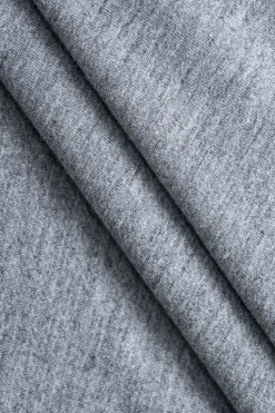 MICAS Skirt Sets-Basic Asymmetry Long Sleeve Top And Skirt Set GRAY