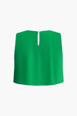MICAS Pant Sets-Basic Crop Tank Top And Pants Set GREEN