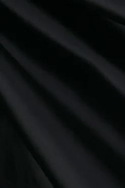 MICAS T-Shirts-Basic Faux Leather Cropped Tee