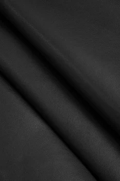 MICAS Skirts-Basic Faux Leather Pleated Mini Skirt