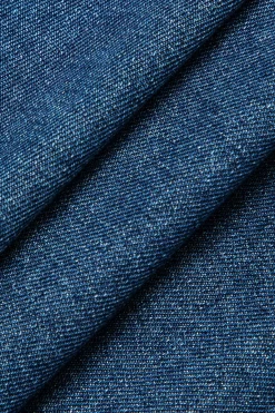 MICAS Shorts-Basic High Waist Denim Shorts DARK WASH BLUE