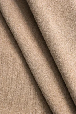 MICAS Pant Sets-Basic Long Sleeve Top And Trousers Set KHAKI