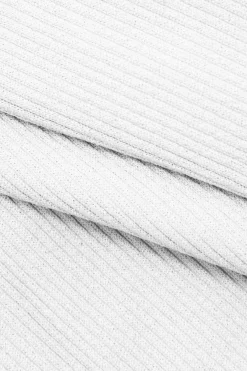 MICAS Tank Tops & Cami-Basic Rib Seam-detail Sleeveless Tank Top BEIGE