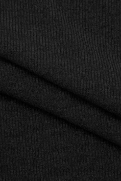 MICAS Short Sets|Vacation Sets-Basic Solid Knit Split Strapless Top And Shorts Set