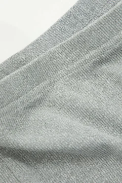 MICAS Short Sets|Vacation Sets-Basic Solid Knit Split Strapless Top And Shorts Set