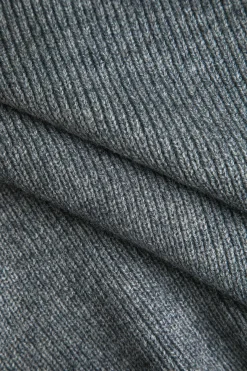 MICAS Outerwear|Outerwear-Basic Solid Sweater Cardigan STEEL