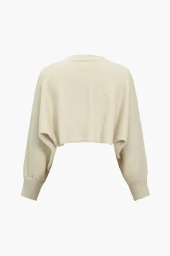 MICAS Knitwear|Knit Sets-Basic Solid Sweater Top And Tank Dress Set BEIGE