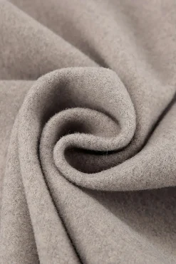 MICAS Outerwear|Outerwear-Basic Solid Warm Coat LIGHT BROWN