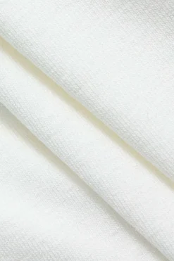 MICAS T-Shirts-Basic Twist Hem Crop T-shirt