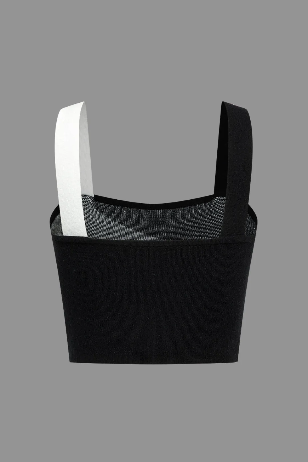 MICAS Knit Sets-Basic Zebra Print Knit Cami Top And Skirt Set Contrast Color