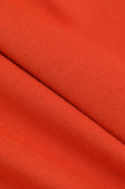 MICAS T-Shirts|Tank Tops & Cami-Big Sur Graphic Padded-Shoulder Knot Hem T-Shirt DARK ORANGE