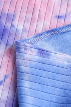 MICAS Midi Dresses-Blue Tie Dye Halter Neck Midi Dress MULTICOLOR