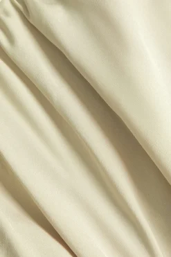 MICAS Skirts-Bubble Hem Mini Skirt With Zip Pocket Detail KHAKI