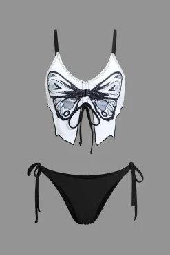 MICAS Swimwear|Vacation Sets-Butterfly Pattern Bikini Set