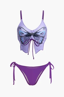 MICAS Swimwear|Vacation Sets-Butterfly Pattern Bikini Set