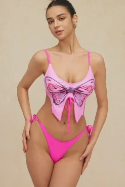 MICAS Swimwear|Vacation Sets-Butterfly Pattern Bikini Set