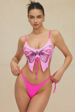 MICAS Swimwear|Vacation Sets-Butterfly Pattern Bikini Set