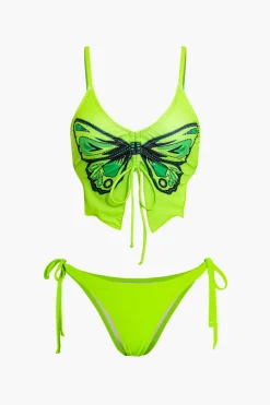 MICAS Swimwear|Vacation Sets-Butterfly Pattern Bikini Set