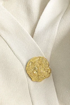 MICAS Knitwear|Knit Sets-Button Detail Knit Cardigan And Wide-Leg Pants Set