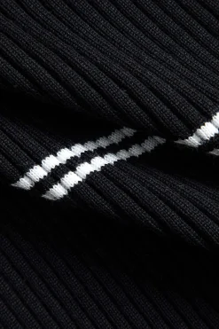 MICAS Long Sleeve Dresses|Knitwear-Button Knit Tie-Up Pocket Sweater Dress