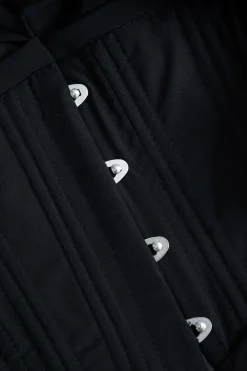 MICAS Outerwear|Blazers-Button Notched Lapel Blazer BLACK