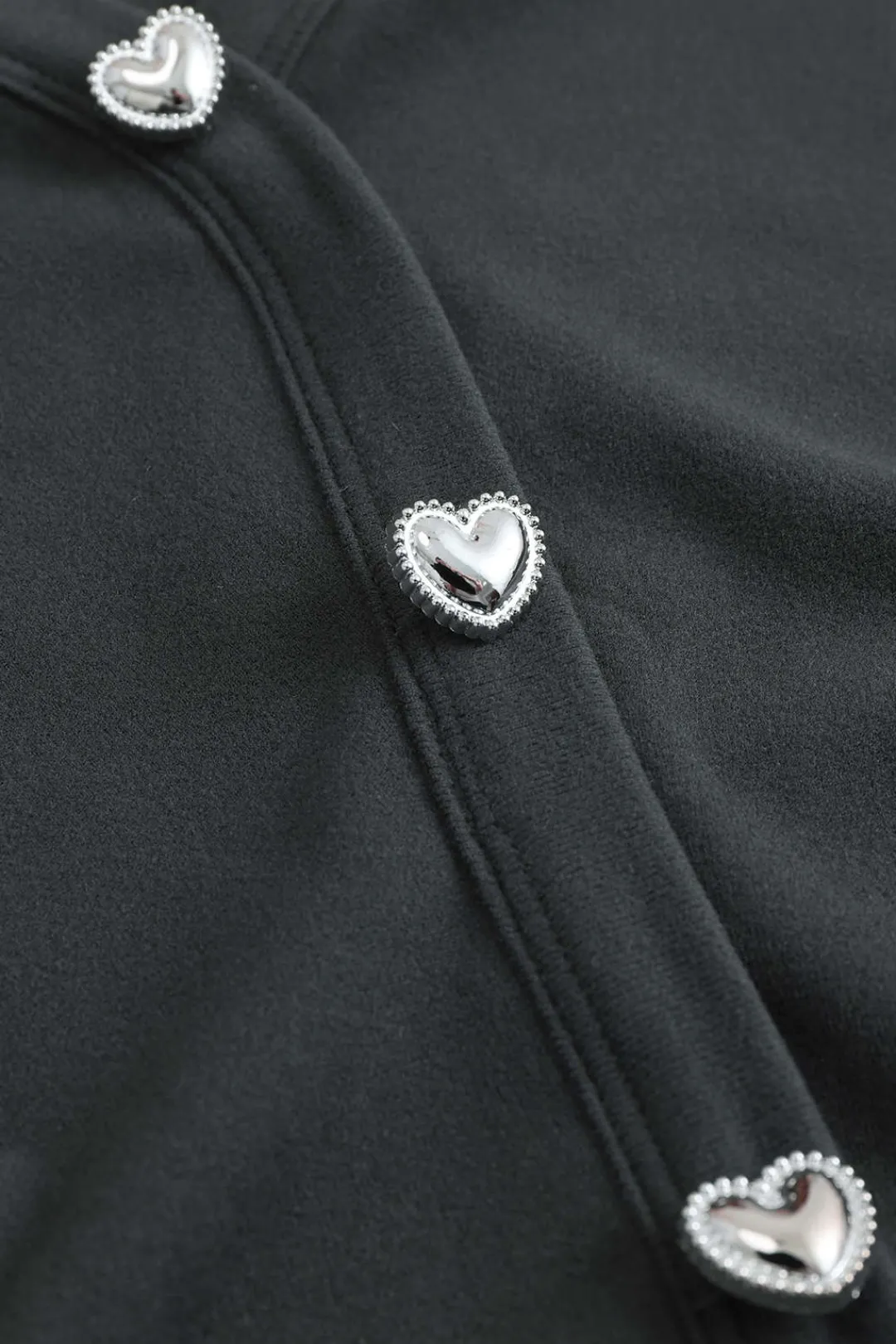 MICAS Mini Dresses|Long Sleeve Dresses-Button V-Neck Long Sleeve Mini Dress GRAY