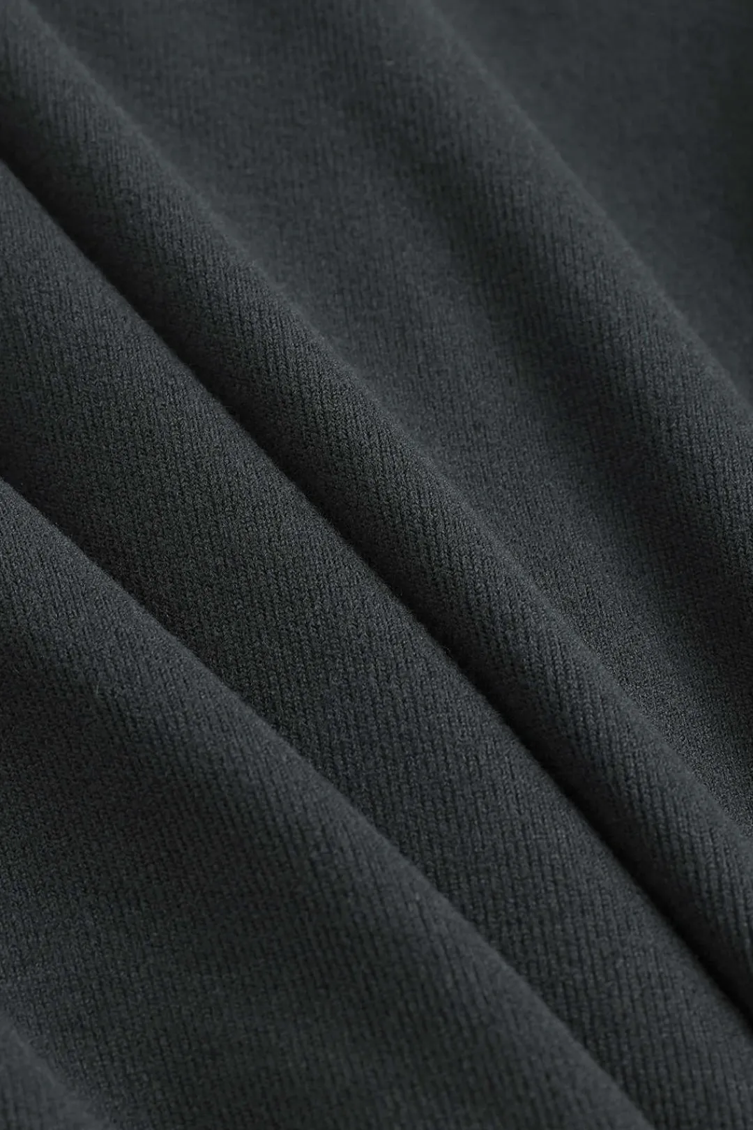 MICAS Mini Dresses|Long Sleeve Dresses-Button V-Neck Long Sleeve Mini Dress GRAY