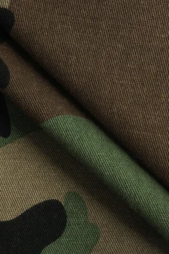 MICAS Cargo Pants|Shorts-Camo Destroyed Cargo Shorts OLIVE