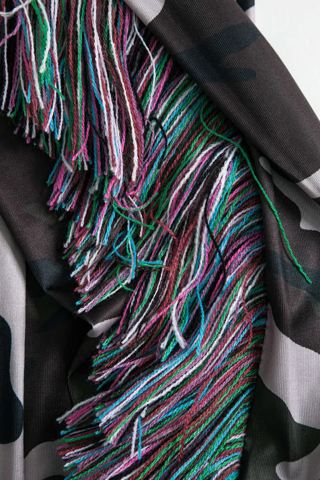 MICAS Pant Sets-Camo Print Fringe Pocket Top And Trouser Set MULTICOLOR