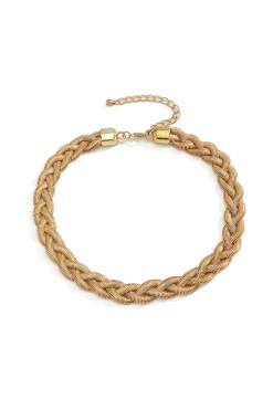 MICAS Necklaces|Accessories-Chain Braided Necklace GOLD