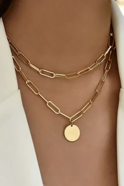 MICAS Necklaces|Accessories-Chain Round Necklace