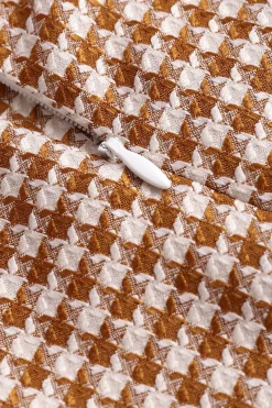 MICAS Long Sleeve Dresses|Mini Dresses-Check Print Bust Long Sleeve Mini Dress KHAKI