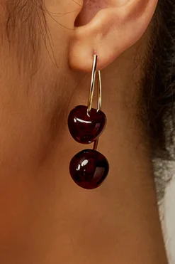MICAS Earrings|Accessories-Cherry Design Earrings GOLD