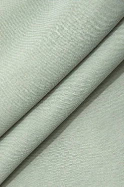 MICAS Skirt Sets-Collared Flap Pocket Drawstring Crop Top And Mini Skirt Set LIGHT GREEN