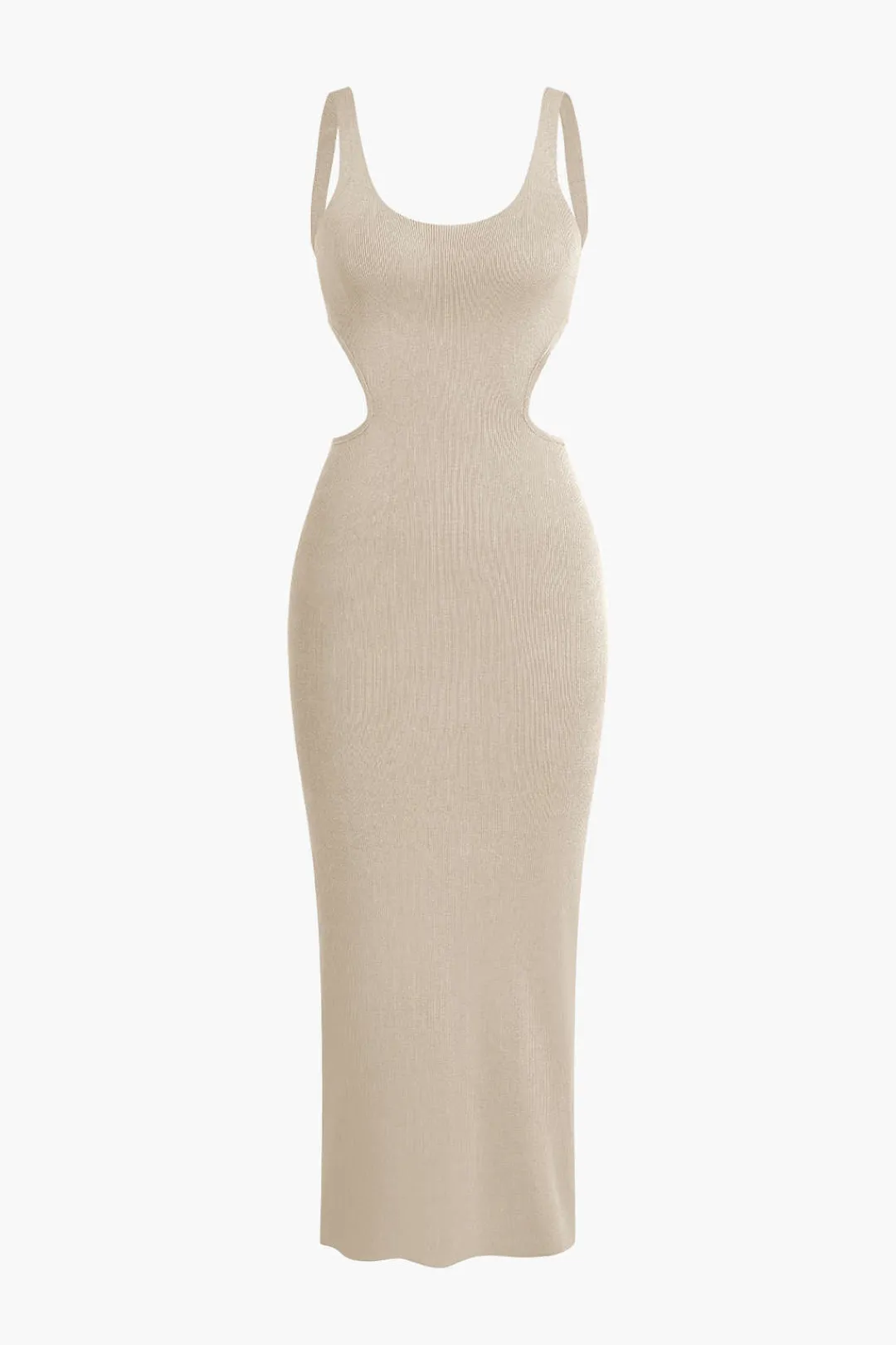 MICAS Knitwear|Knit Dresses-Color Block Backless Cami Knit Dress