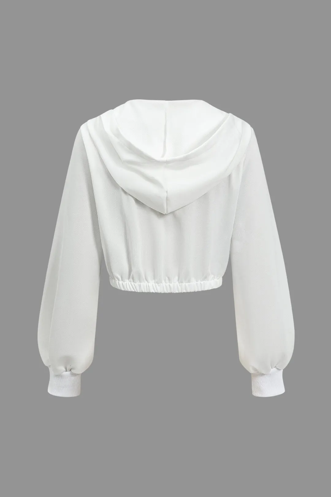 MICAS Pant Sets-Color Block Denim Patchwork Hooded Zipper Jacket And Trousers Set