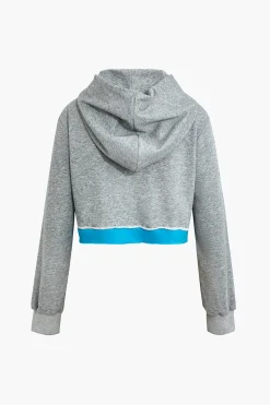 MICAS Outerwear|Outerwear-Color Block Hooded Jacket LIGHT GRAY